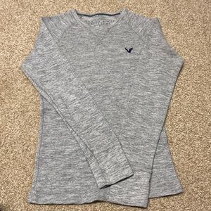 American Eagle l/s Gray Sz small like new